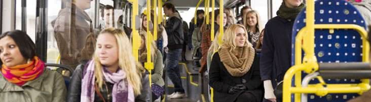 people sitting on a bus