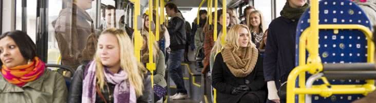 people sitting on a bus