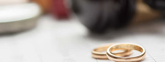 two rings on a desk