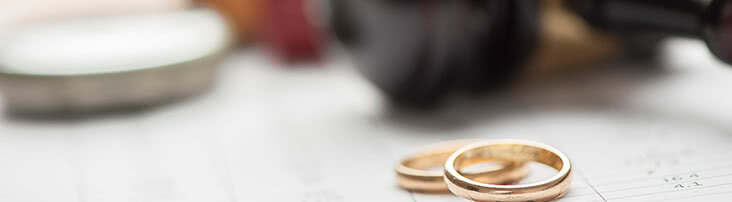 two rings on a desk