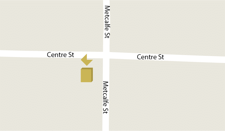 Map to St. Thomas Office
