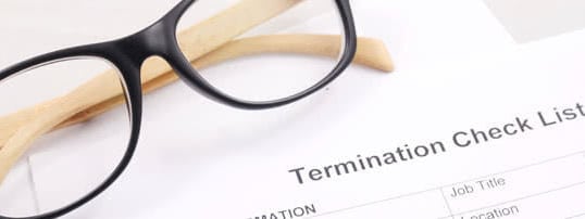 termination check list