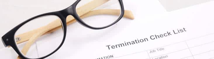 termination check list