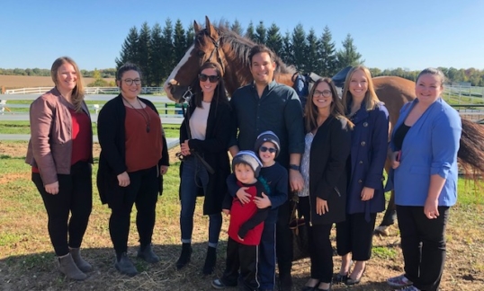 McKenzie Lake Lawyers adopt horse Willow