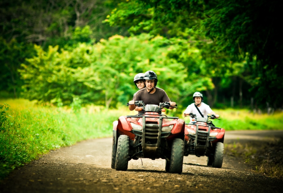 Motor Sport ATV on dirt road