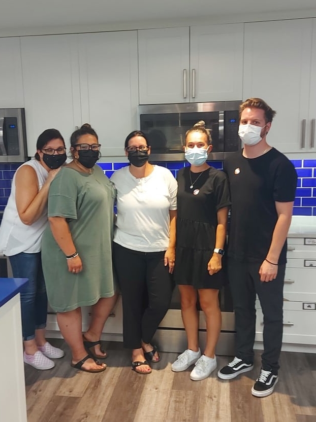 McKenzie Lake Team in the RMHC Kitchen