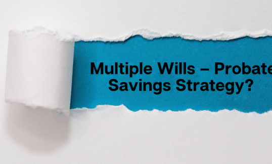 Image with multiple wills probate strategy