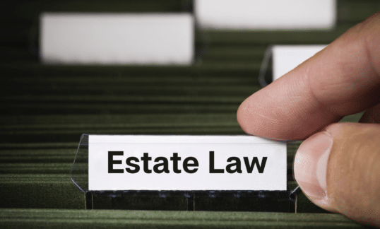 Estate Law File Folder