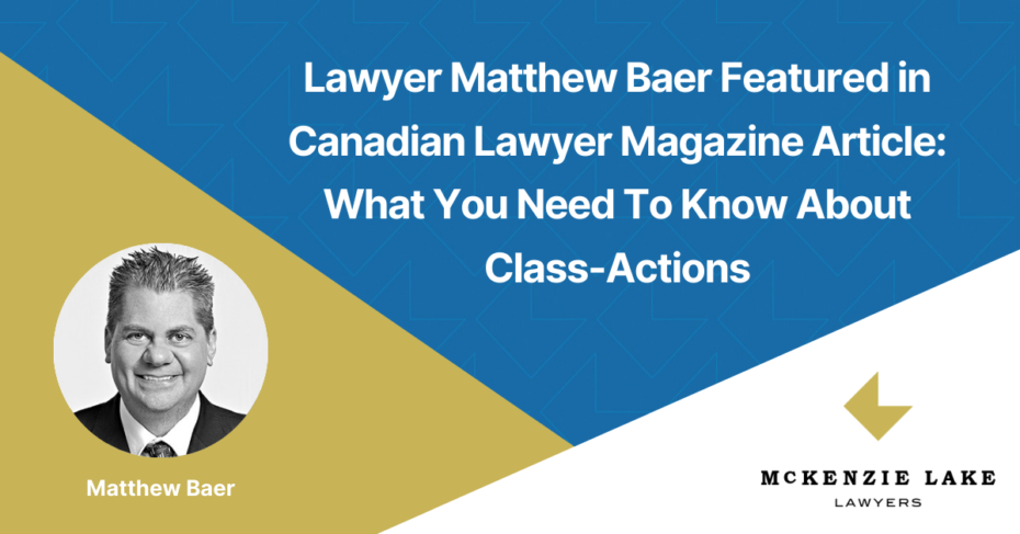 Matthew Baer CANLAW Article