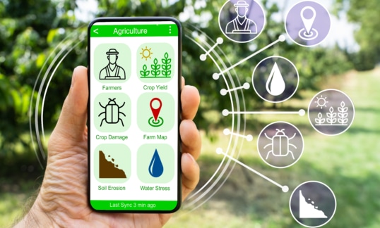 Agri-Tech smart phone with app
