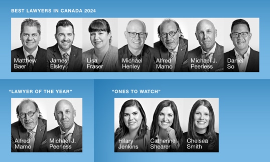 Best Lawyers in Canada 2024, Lawyer of the Year, and Ones to Watch