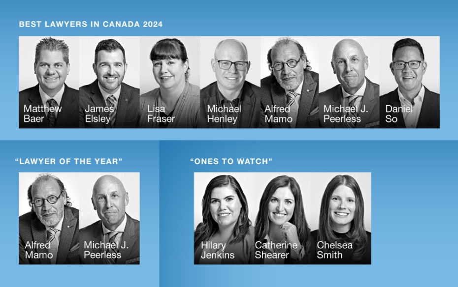 Best Lawyers in Canada 2024, Lawyer of the Year, and Ones to Watch